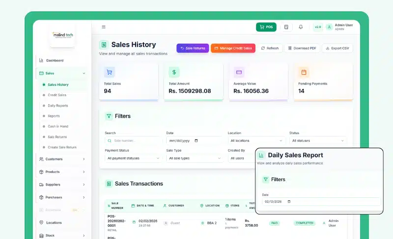 Malindtech POS Solutions for Streamlined Sales & Inventory | Malind Tech
